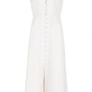 CULT GAIA Natural Gia House Dress In White NWT